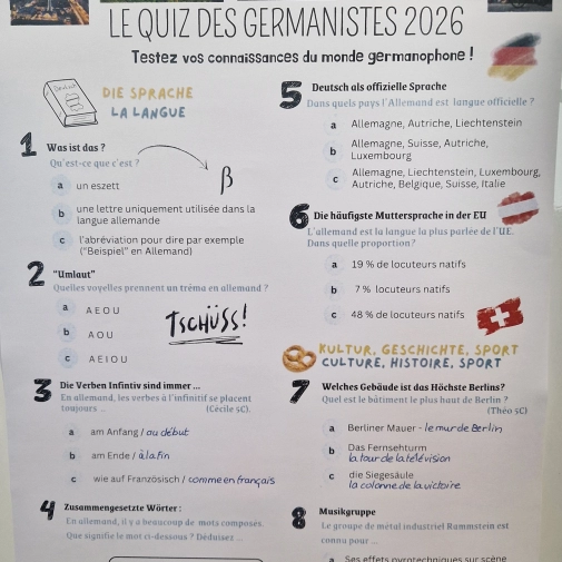 Lundi 18 Mai :