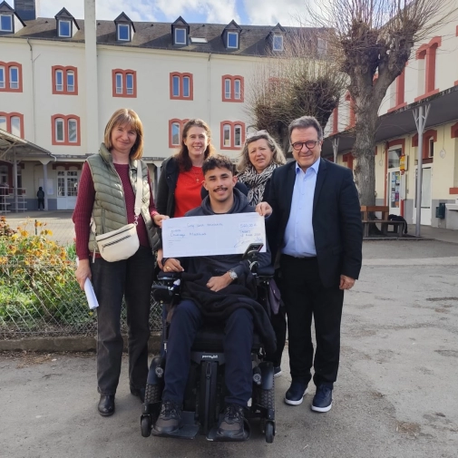 Action solidaire et intervention de Mathias Dantin