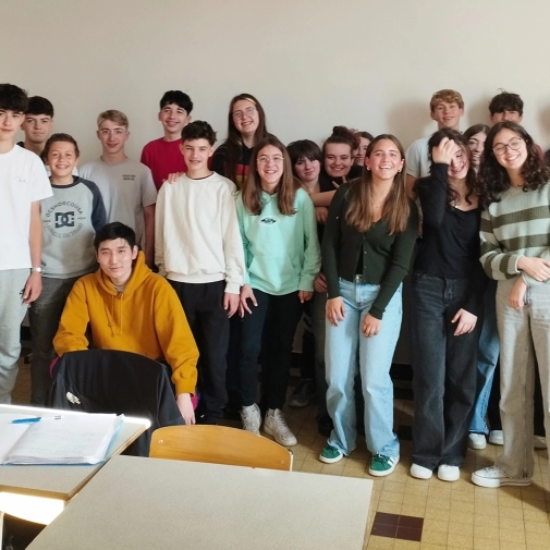 Rencontre avec nos élèves étrangers - 3A et B anglais