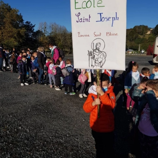 Pèlerinage diocésain de l'école Saint-Joseph d'Ossun