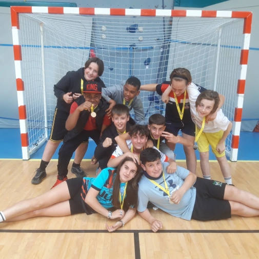 2ème aux Championnats d'Academie Handball Benjamins Garçons 