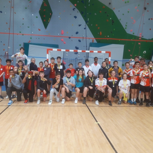 2ème aux Championnats d'Academie Handball Benjamins Garçons 
