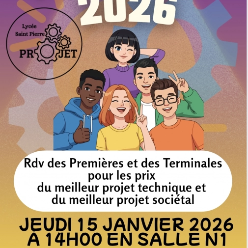 Élection du meilleur projet technique et du meilleur projet sociétal- Bac Pro