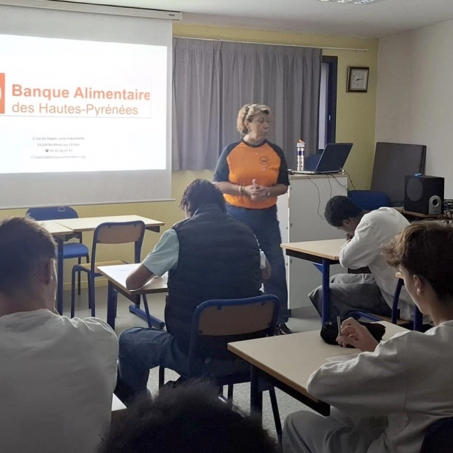 Sensibilisation de la Banque Alimentaire - 1ère STMG