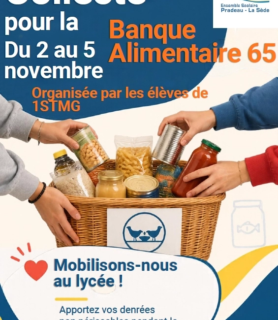 Collecte Banque alimentaire - 1ère STMG