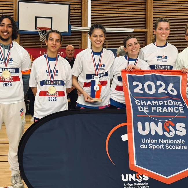Championnes de France UNSS de Basket 3x3 pour la 2nde fois !