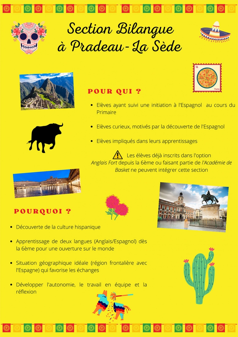 La section bilangue à Pradeau-La Sède