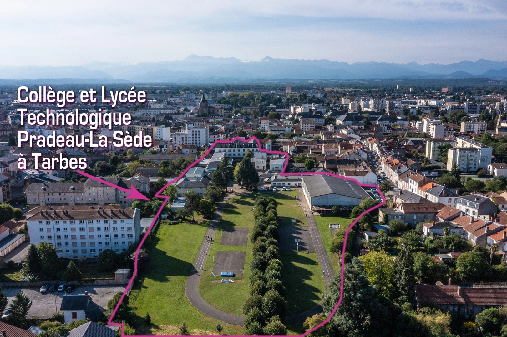 La Sède vue du ciel