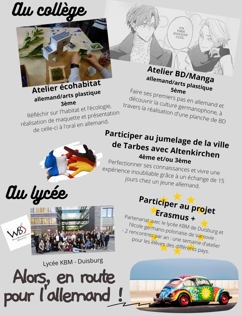 L'allemand au collège et au lycée