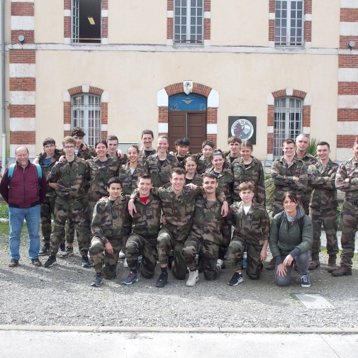 Entrainement militaire en Seconde Bac. Pro. MS