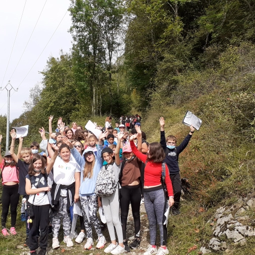 Sortie géologie des sixièmes à Campan et Gripp