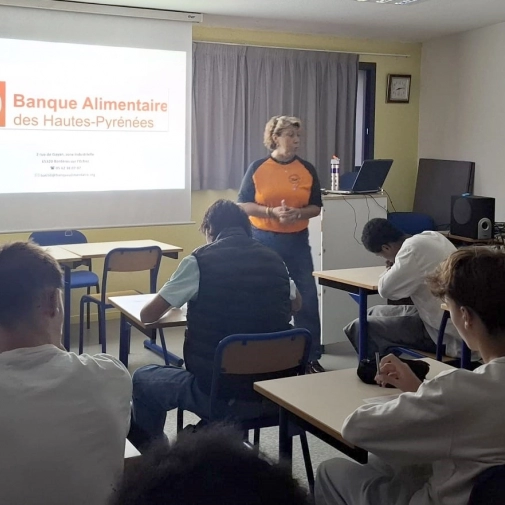 Sensibilisation de la Banque Alimentaire - 1ère STMG
