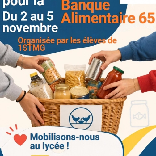 Collecte Banque alimentaire - 1ère STMG
