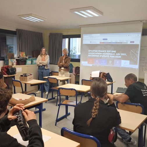 Les 1ère STMG s’engagent pour EPILEPSIE FRANCE !