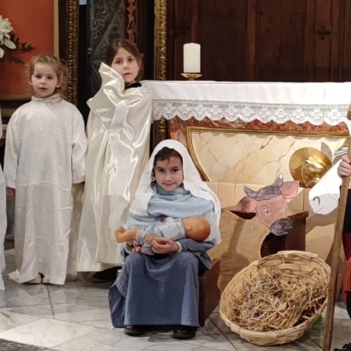 Représentation de la crèche