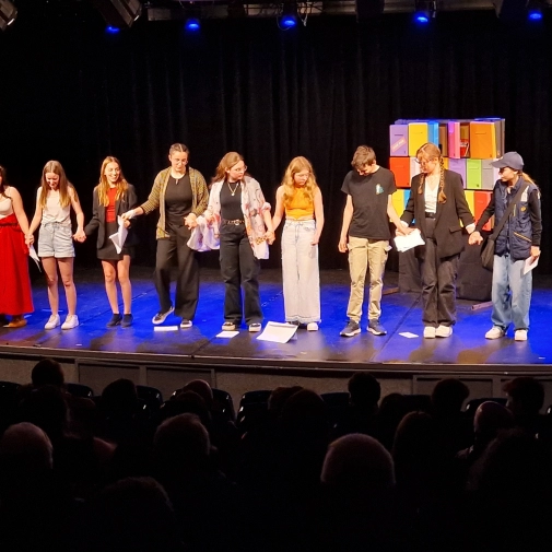 Représentation de l'Atelier théâtre des 3èmes à l'E.C.L.A.