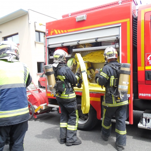 Des pompiers du SDIS65 ont participé à la formation Chef d’agrès