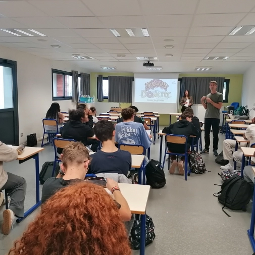 Présentation de Dream Donut aux 1ère STMG
