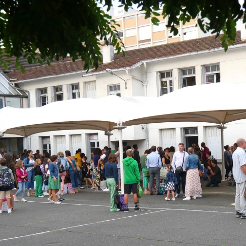 Rentrée de l'école du Pradeau
