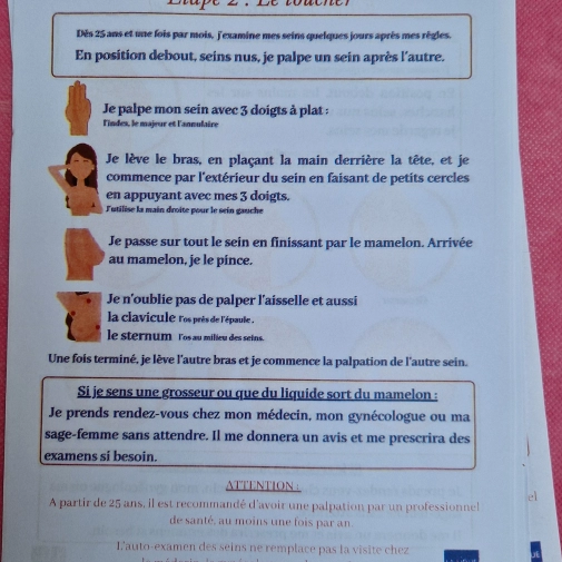 Atelier prévention cancer du sein