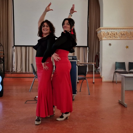 Initiation de Flamenco aux élèves de Terminale B