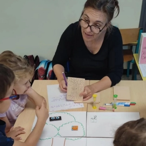 Visite autrice à l'école du Pradeau