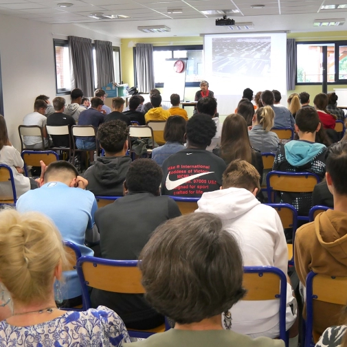Conférence de Ginette Kolinka, rescapée des camps de concentration