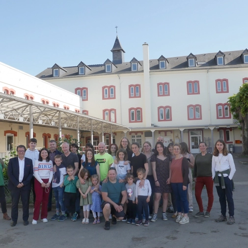 Apéritif dînatoire avec nos élèves étrangers et les familles d'accueil