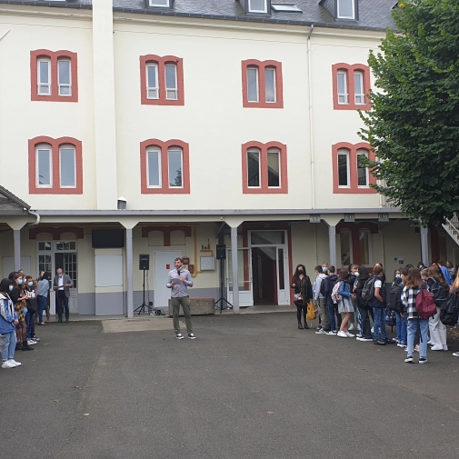 Rentrée du collège Pradeau-La Sède