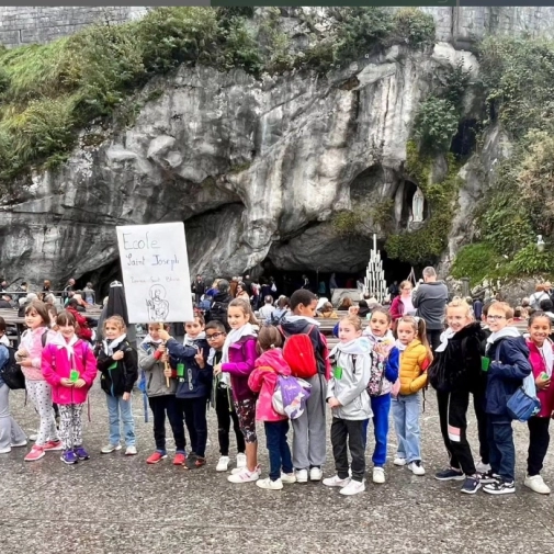 Pélerinage à Lourdes de l'école Saint-Joseph