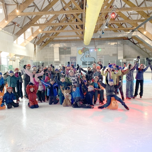 Sortie patinoire à la place du ski