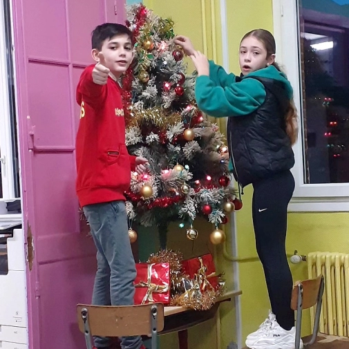 Préparation de Noël à Saint-Joseph