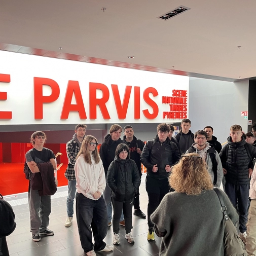 Visite technique du Parvis avec les TSNA