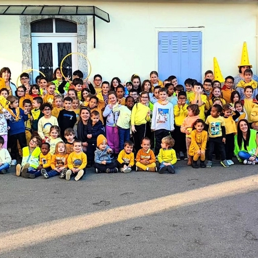 Journée du Jaune à l'école Saint-Joseph d'Ossun