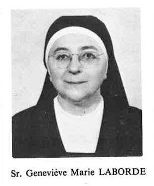 Soeur Geneviève Marie Laborde