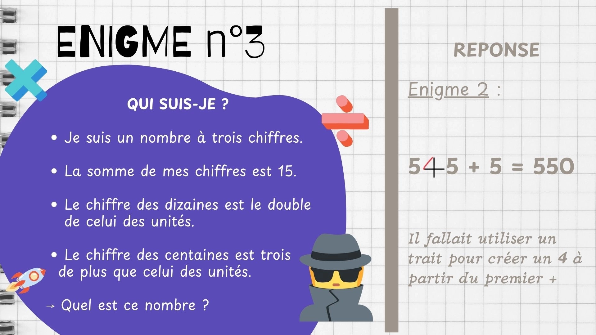 Enigme 3 du 18 mars